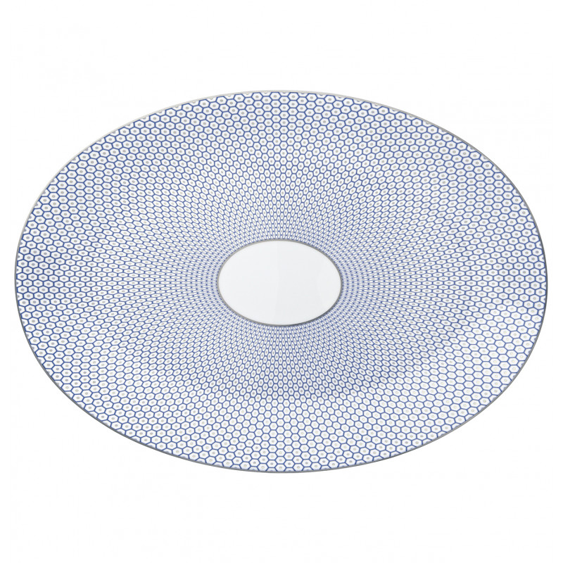 Oval platter 16.54 in motive n°3 (42 cm)