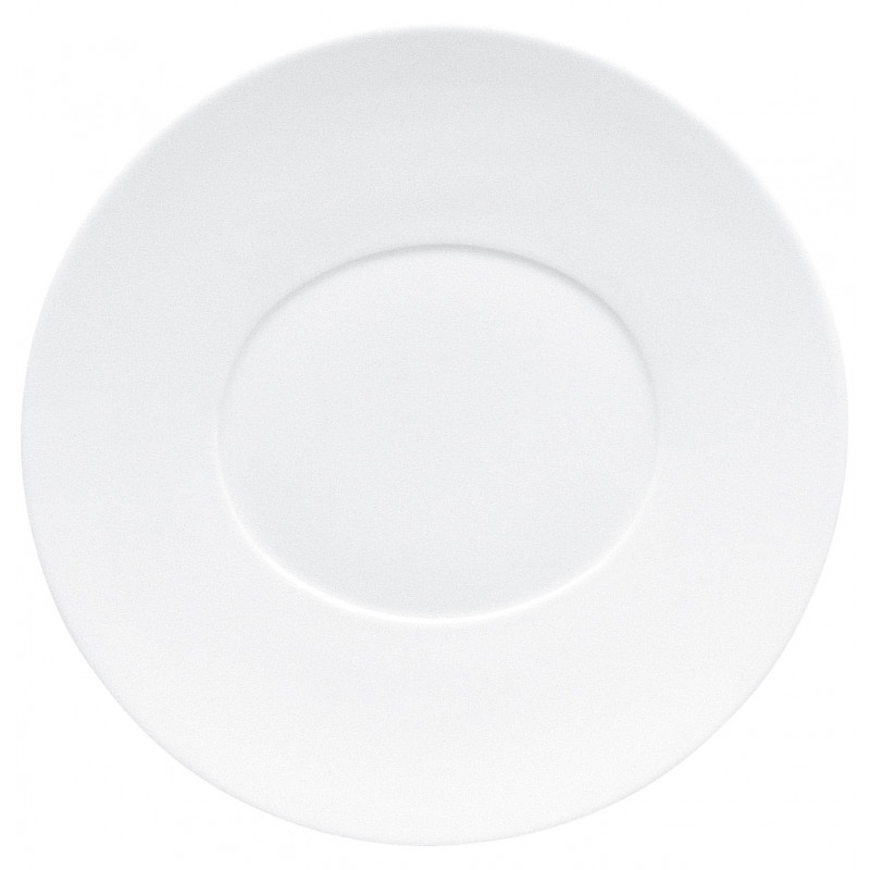 Assiette plate, centre ovale 32 cm