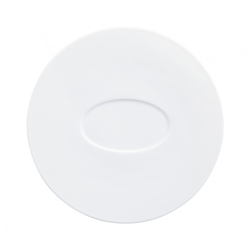 Assiette plate, centre oval 27 cm