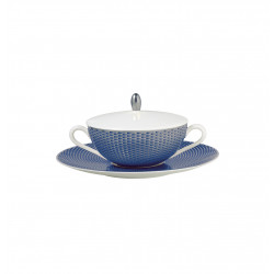 Cream soup cup lid 4.72 in (12 cm)