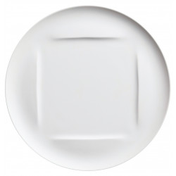 Flat plate 32 cm, square center 20 cm 12.6 in (32 cm)
