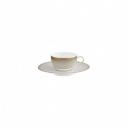 Moka cup and saucer 3.04 oz with round gift box (09 cl)