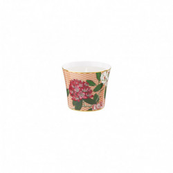 Candle pot 3.15 in Rhododendron with gift box (08 cm)