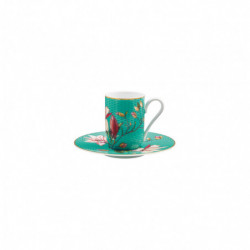 Expresso cup and saucer 4.06 oz Magnolia with round gift box (12 cl)