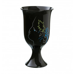 Footed vase 13.78 in Orphée et Eurydice with gift box (35 cm)