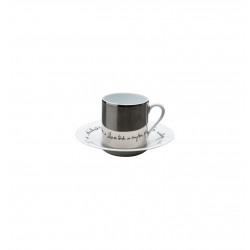 Coffee saucer 5.12 in Béatrice (13 cm)