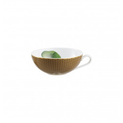 Tea cup extra and saucer 7.44 oz Asarum with round gift box (22 cl)