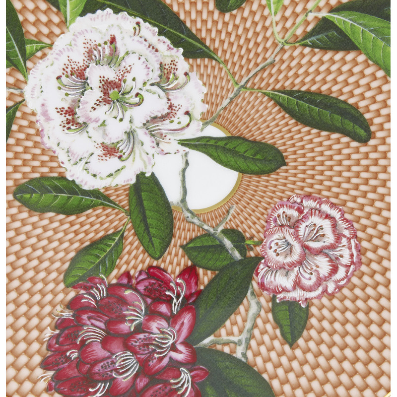Coupe plate flat 6.3 in Rhododendron (16 cm)