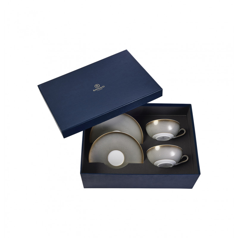 Coffret 2 tasses et soucoupes thé extra 22 cl